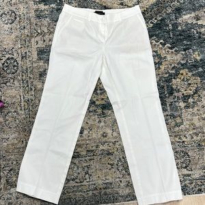 Womens size 4petite Talbots white chino slacks